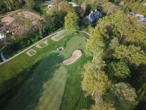 St Louis CC 17th Green Aerial